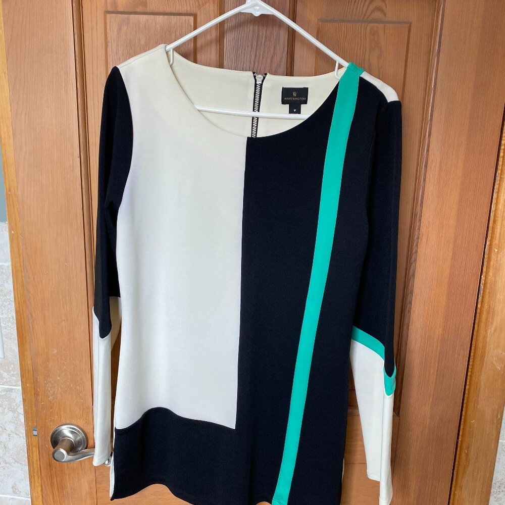 Worthington Black & Green Sweater Women’s Size M